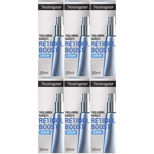 Neutrogena Retinol Boost Serum Antiaging 30ML (Yaşlanma Karşıtı Serum) (6 Lı Set)