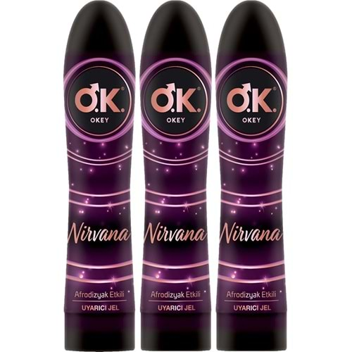 Okey Kayganlaştırıcı Jel 100ML Nirvana (3 Lü Set)