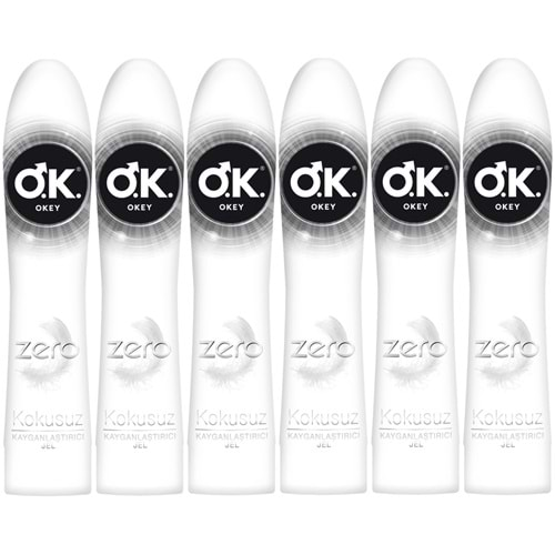 Okey Kayganlaştırıcı Jel 100ML Zero (6 Lı Set)