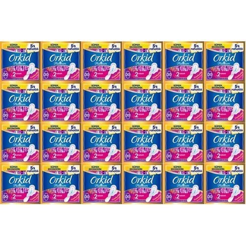 Orkid Platinum Hijyenik Ped Uzun 480 Adet (24PK*20) Süper Ekonomik Pk