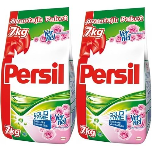 Persil Matik Toz Çamaşır Deterjanı 7+7:14KG Gülün Büyüsü Renkli Beyaz+Color/Renkli (92 Yıkama)