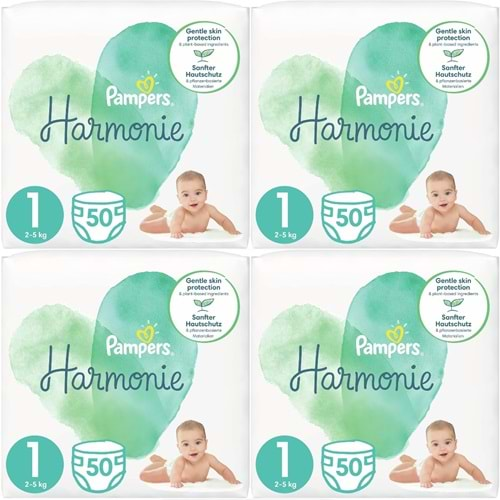 Prima Pampers Harmonie Bebek Bezi Beden:1 (2-5Kg) Yeni Doğan 200 Adet Avantaj Ultra Fırsat Pk