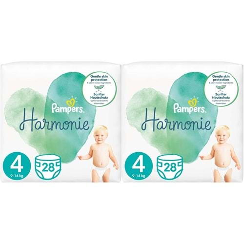 Prima Pampers Harmonie Bebek Bezi Beden:4 (9-14KG) Maxi 56 Adet Ekonomik Ultra Fırsat Pk