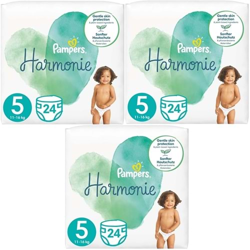 Prima Pampers Harmonie Bebek Bezi Beden:5 (11-16KG) Junior 72 Adet Aylık Ultra Fırsat Pk