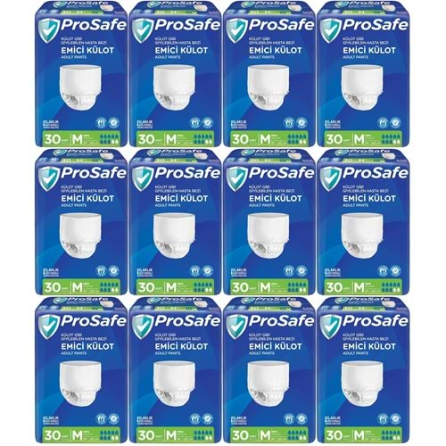 Prosafe Emici Külot Hasta Bezi Orta-Medium 360 Adet (12PK*30)