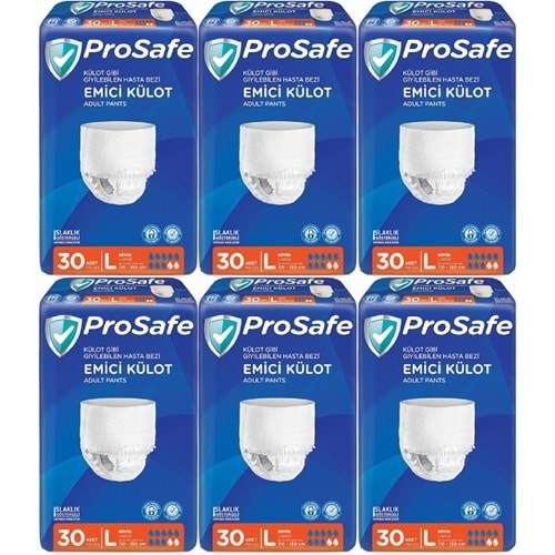 Prosafe Emici Külot Hasta Bezi Büyük-Large 180 Adet (6PK*30)