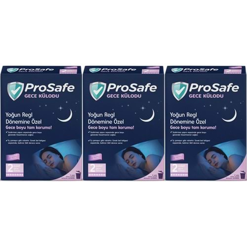 Prosafe Gece Külodu / Külot (Yoğun Regl Dönemine Özel) (6 Lı Set) (3PK*2)