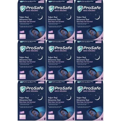 Prosafe Gece Külodu / Külot (Yoğun Regl Dönemine Özel) (18 Li Set) (9PK*2)