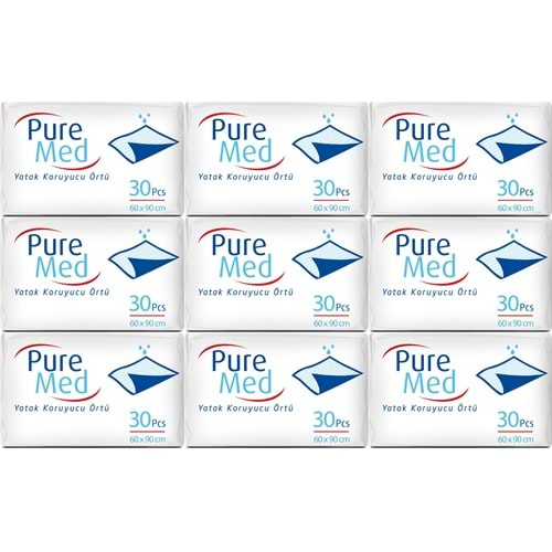 Puremed Hasta Yatak Koruyucu 60*90Cm 270 Adet (9PK*30)