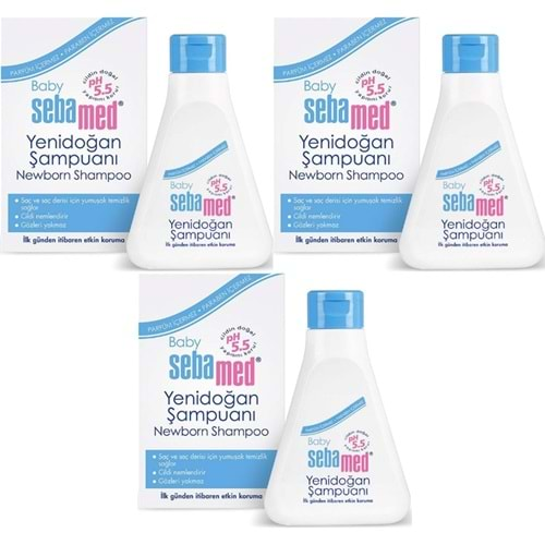 Sebamed Bebek Şampuanı 250ML Yeni Doğan (3 Lü Set)