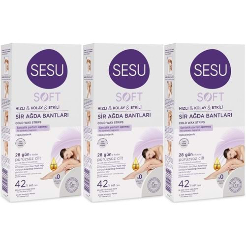 Sesu Sir Ağda Bandı 42 Li Pk Soft (3 Lü Set)