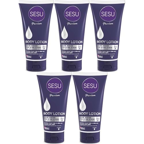 Sesu Vücut Losyonu 175ML (Body Lotıon) (5 Li Set)