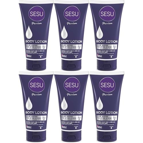 Sesu Vücut Losyonu 175ML (Body Lotıon) (6 Lı Set)