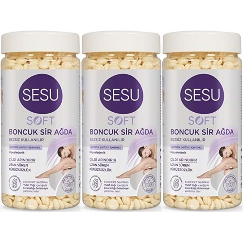 Sesu Boncuk Sir Ağda 250GR Soft (3 Lü Set)