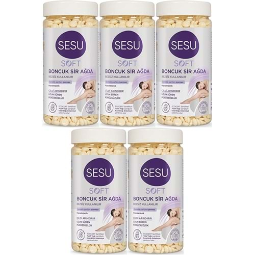 Sesu Boncuk Sir Ağda 250GR Soft (5 Li Set)