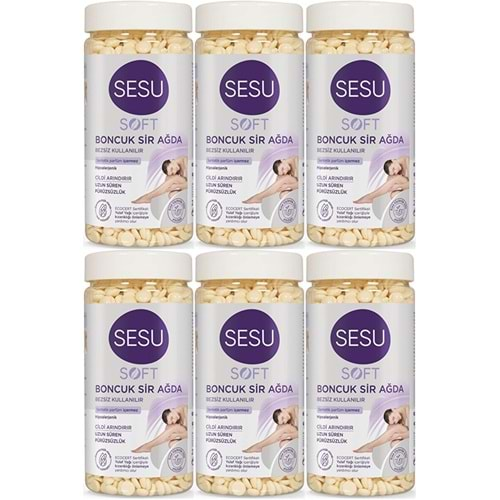 Sesu Boncuk Sir Ağda 250GR Soft (6 Lı Set)