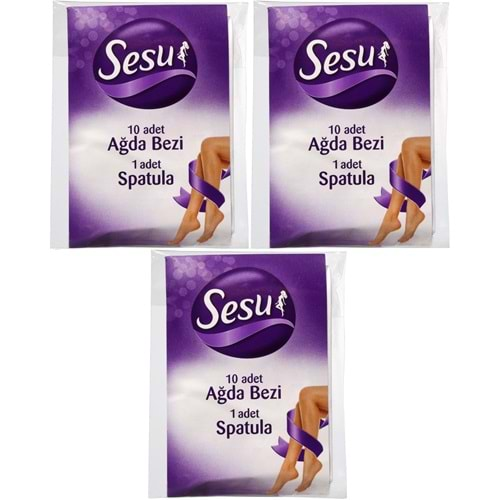 Sesu Ağda Bezi (Pk İçi 10 Lu) (3 Lü Set)