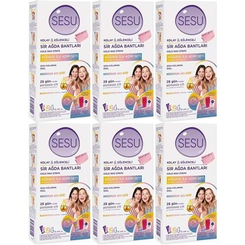 Sesu Sir Ağda Bandı 24 Lü Pk (Ağdaya İlk Adım Serisi) (6 Lı Set)