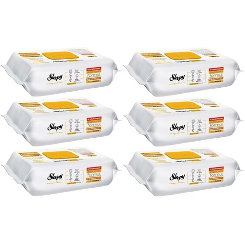 Sleepy Easy Clean Yüzey Temizlik Havlusu 100 Yaprak Arap Sabunlu Plstk Kapak (6 Lı Set) 600 Yaprak