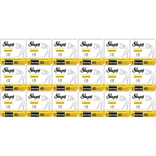 Sleepy Extra Günlük Ped Normal 720 Adet Mega Pk (18PK*40)