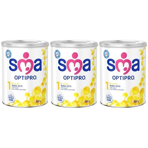 Sma Optipro 800GR No:1 Bebek Sütü (0-6 Ay) 3 Lü Set