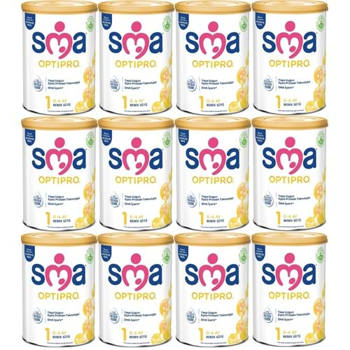 Sma Optipro 400GR No:1 Bebek Sütü (0-6 Ay) (12 Li Set)