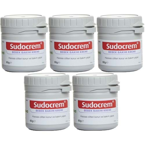 Sudocrem Cilt Bebek Bakım - Pişik Kremi 60GR (5 Li Set)