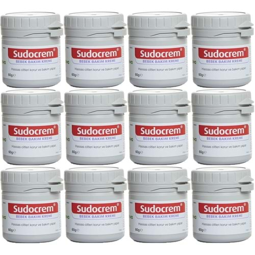 Sudocrem Cilt Bebek Bakım - Pişik Kremi 60GR (12 Li Set)