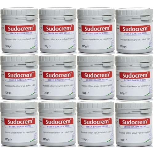 Sudocrem Cilt Bebek Bakım - Pişik Kremi 125GR (12 Li Set)