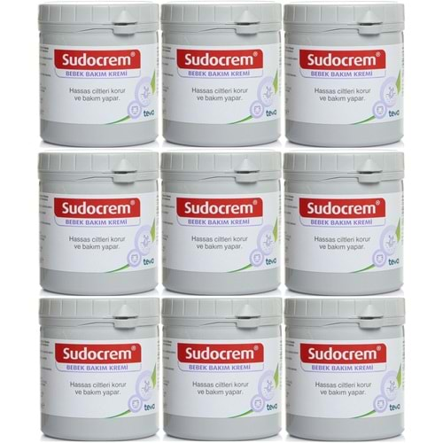 Sudocrem Cilt Bebek Bakım - Pişik Kremi 400GR (9 Lu Set)