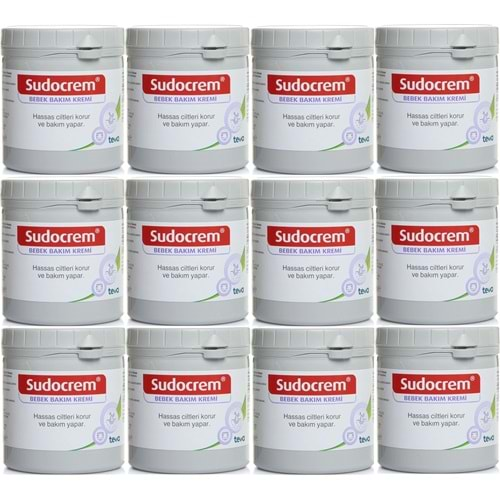 Sudocrem Cilt Bebek Bakım - Pişik Kremi 400GR (12 Li Set)