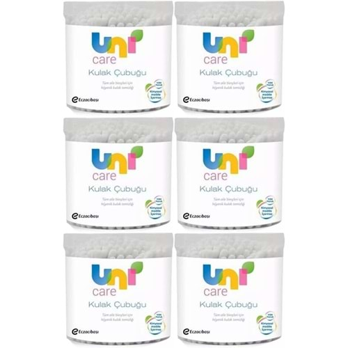 Uni Baby Kulak Temizleme Çubuğu 100 Adet (6 Lı Set)