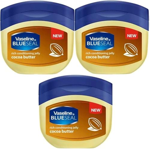 Vaseline Nemlendirici Jel Krem (Vazelin) 250ML Cocoa Butter (3 Lü Set)