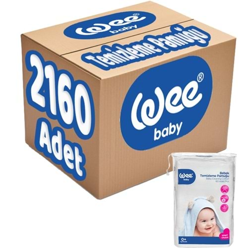 Wee Baby Bebek Temizleme Pamuğu 2160 Adet (36PK*60)