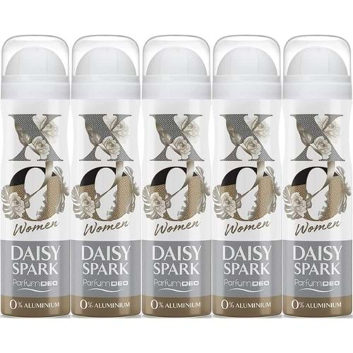 XO Deodorant 150ML Women-Kadın Daisy Spark (5 Li Set)