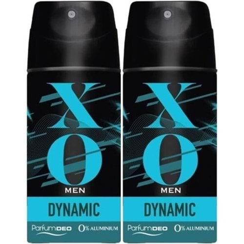 XO Deodorant 150ML Men-Erkek Dynamıc (2 Li Set)