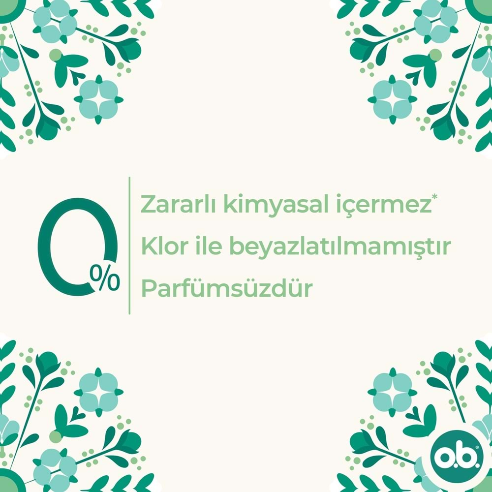 O.B Organic Normal Tampon 16 Lı Pk