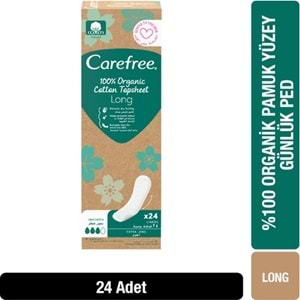 O.B Carefree Günlük Ped Organic Cotton Topsheet Uzun 24 Adet