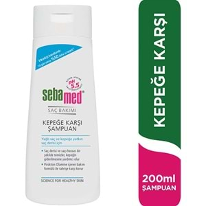 Sebamed Şampuan 200ML Kepeğe Karşı (Yağlı ve Kepeğe yatkın saç derisi İçin)