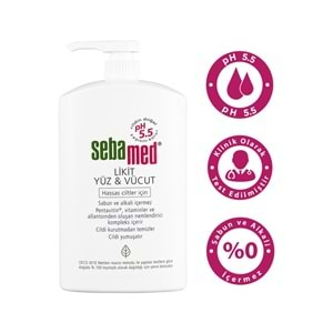 Sebamed Yüz ve Vücut Temizleyici Likit 1000ML