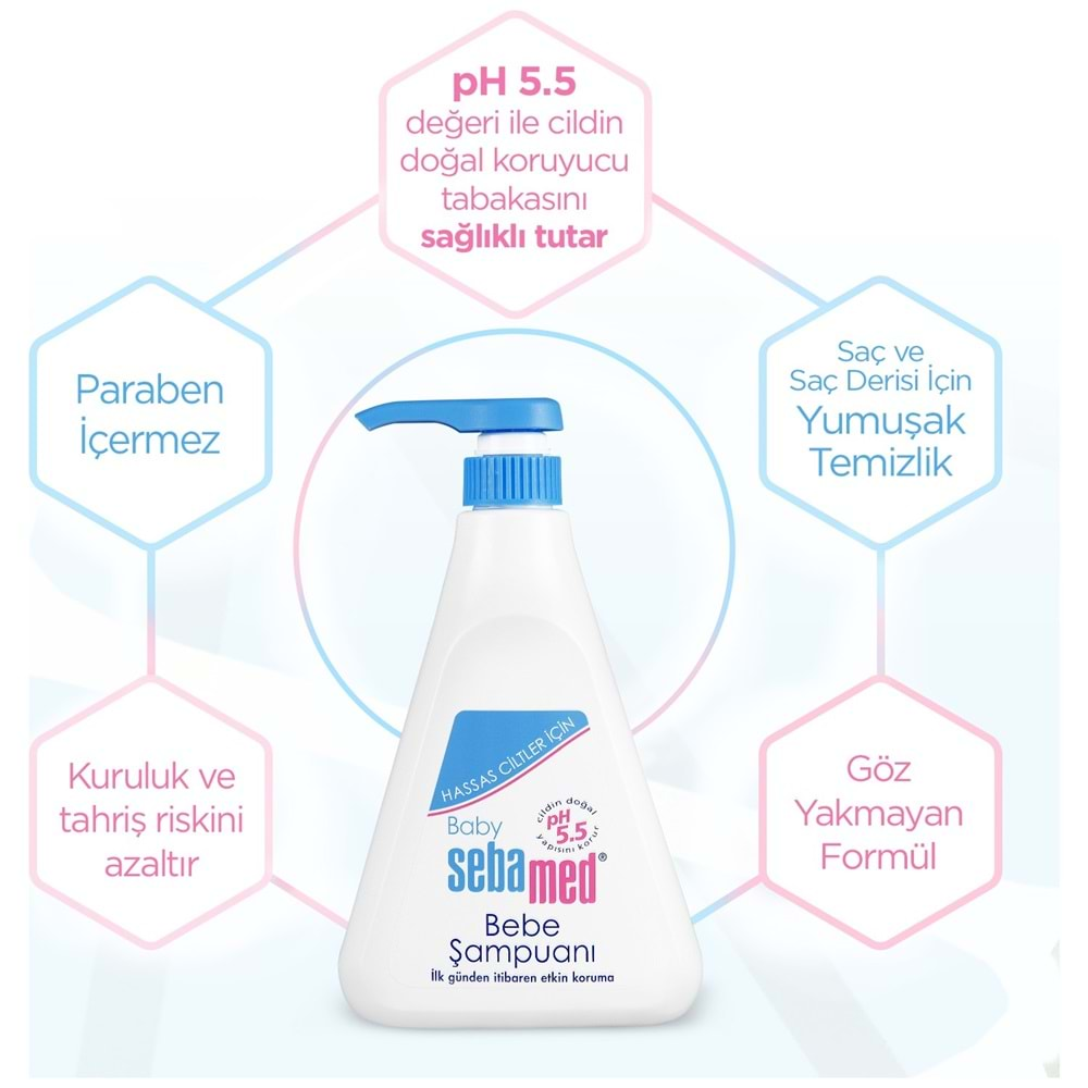 Sebamed Bebek Şampuanı 500ML Pompalı