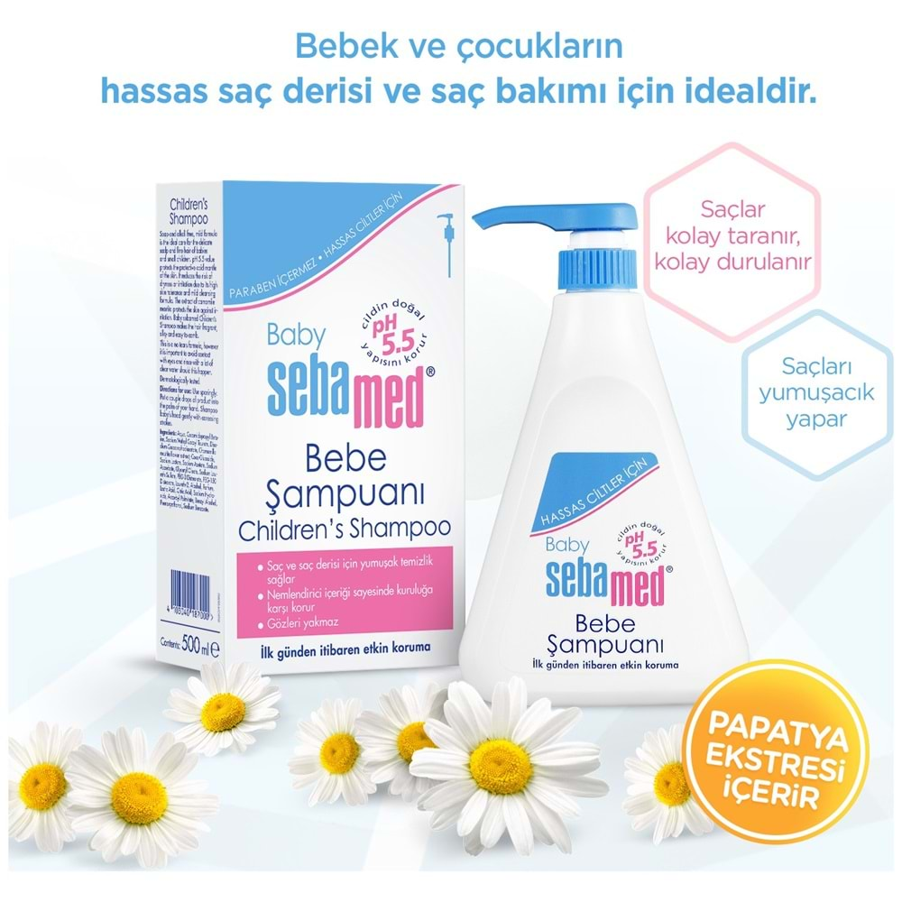 Sebamed Bebek Şampuanı 500ML Pompalı