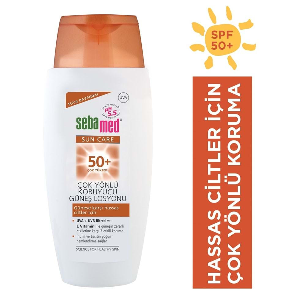 Sebamed Sun Care Çok Yönlü Koruyucu Güneş Losyonu 50+ Faktör 150ML