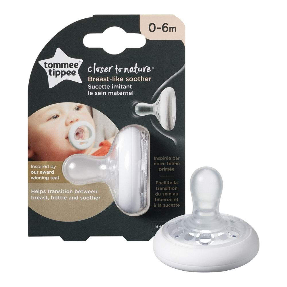 Tommee Tippee Breast-like Emzik (0-6 Ay) - Beyaz