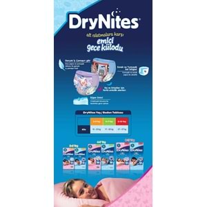 Drynites Emici Gece Külodu/Külot Bez Erkek 4-7 Yaş (17-30KG) Small 10 Adet (Alt Islatmalara Karşı)