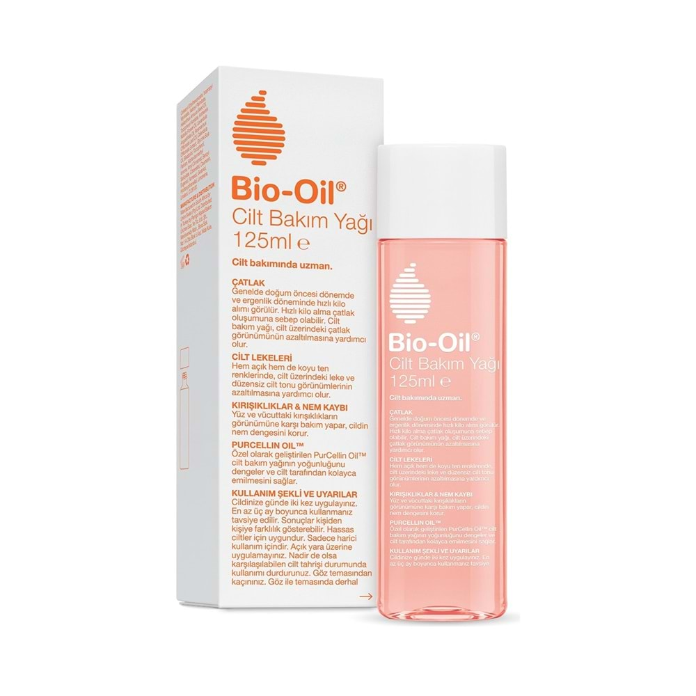 Bio-Oil Çatlak Oluşumunu Önleyici Cilt Bakım Yağı 125ML (Yeni Formül)