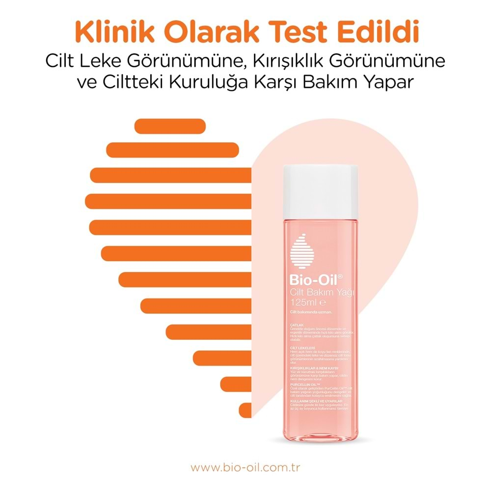 Bio-Oil Çatlak Oluşumunu Önleyici Cilt Bakım Yağı 125ML (Yeni Formül)