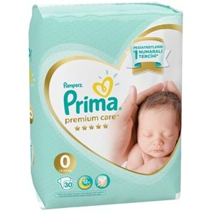 Prima Premium Care Bebek Bezi Beden:0 (1.5-2.5KG) Prematüre 30 Adet Ekonomik Pk