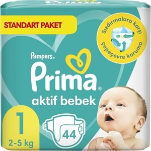 Prima Bebek Bezi Beden:1 (2-5Kg) Yeni Doğan 44 Adet Ekonomik Pk