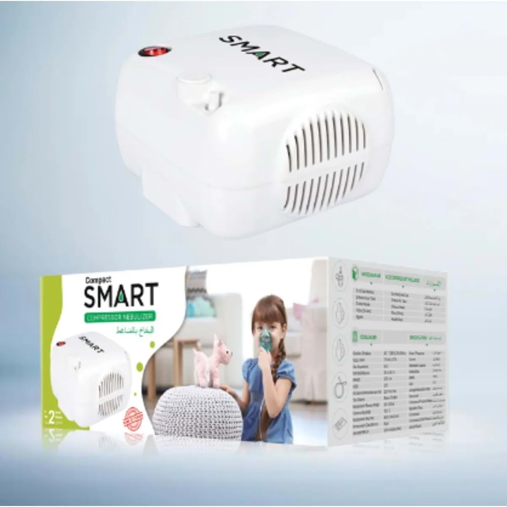 Smart MDS-1001 DS Plus Compact Kompresörlü Nebulizatör